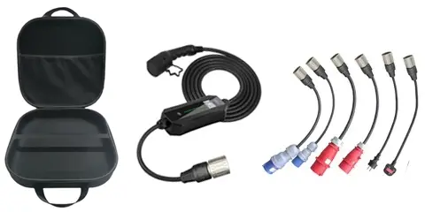 Photo of an open EVA Waterproof EV Cable Case
