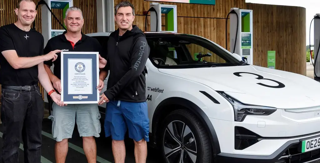 Polestar 3 Sets Guinness World Record By Travelling 581.3 miles On A Single Charge