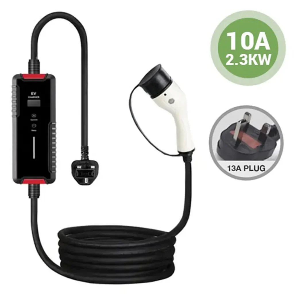 BYD Seal - 3 pin Charging Cable. 10A For A 13A Socket